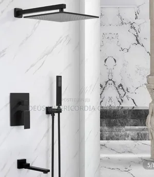 5ways Black Conduit Shower Mixer