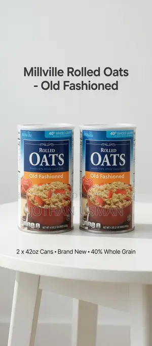 Millville Rolled Oats Old Fashioned - 42oz Each Sealed and Fresh