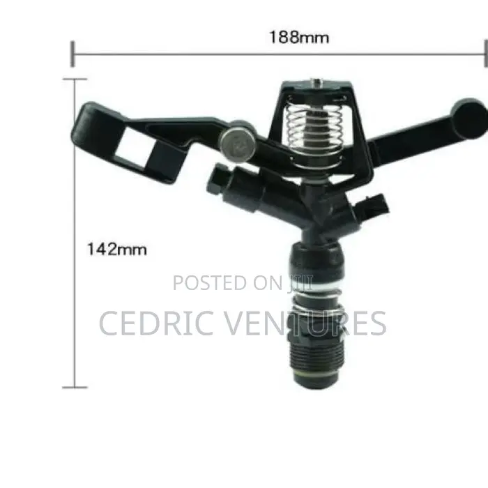 3/4" Plastic Rotating Irrigation Head Water Sprinkler