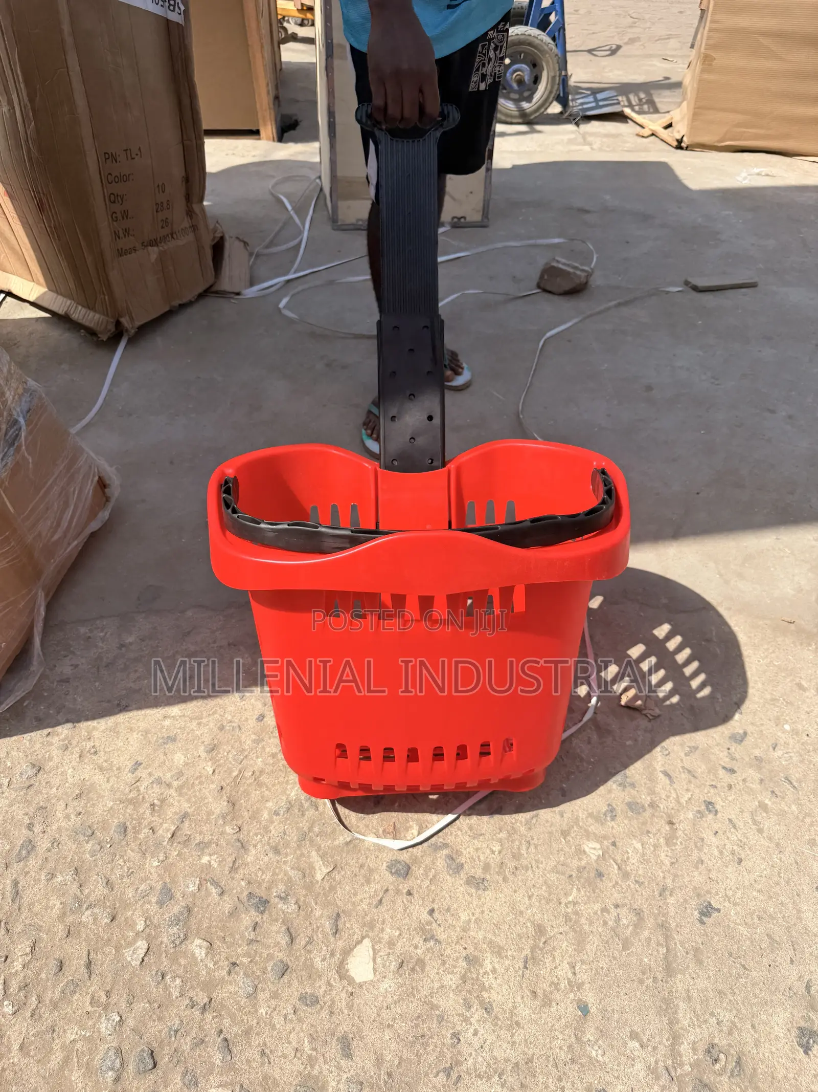 Supermarket Basket Trolley