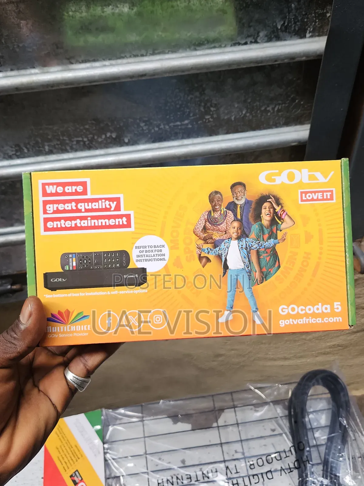Gotv Decoder With Antenna With One-Month Free Complete Set