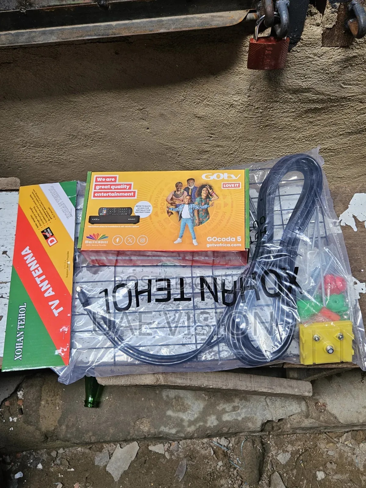 Gotv Decoder With Antenna With One-Month Free Complete Set