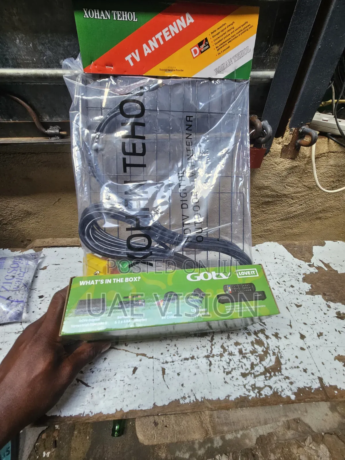 Gotv Decoder With Antenna With One-Month Free Complete Set