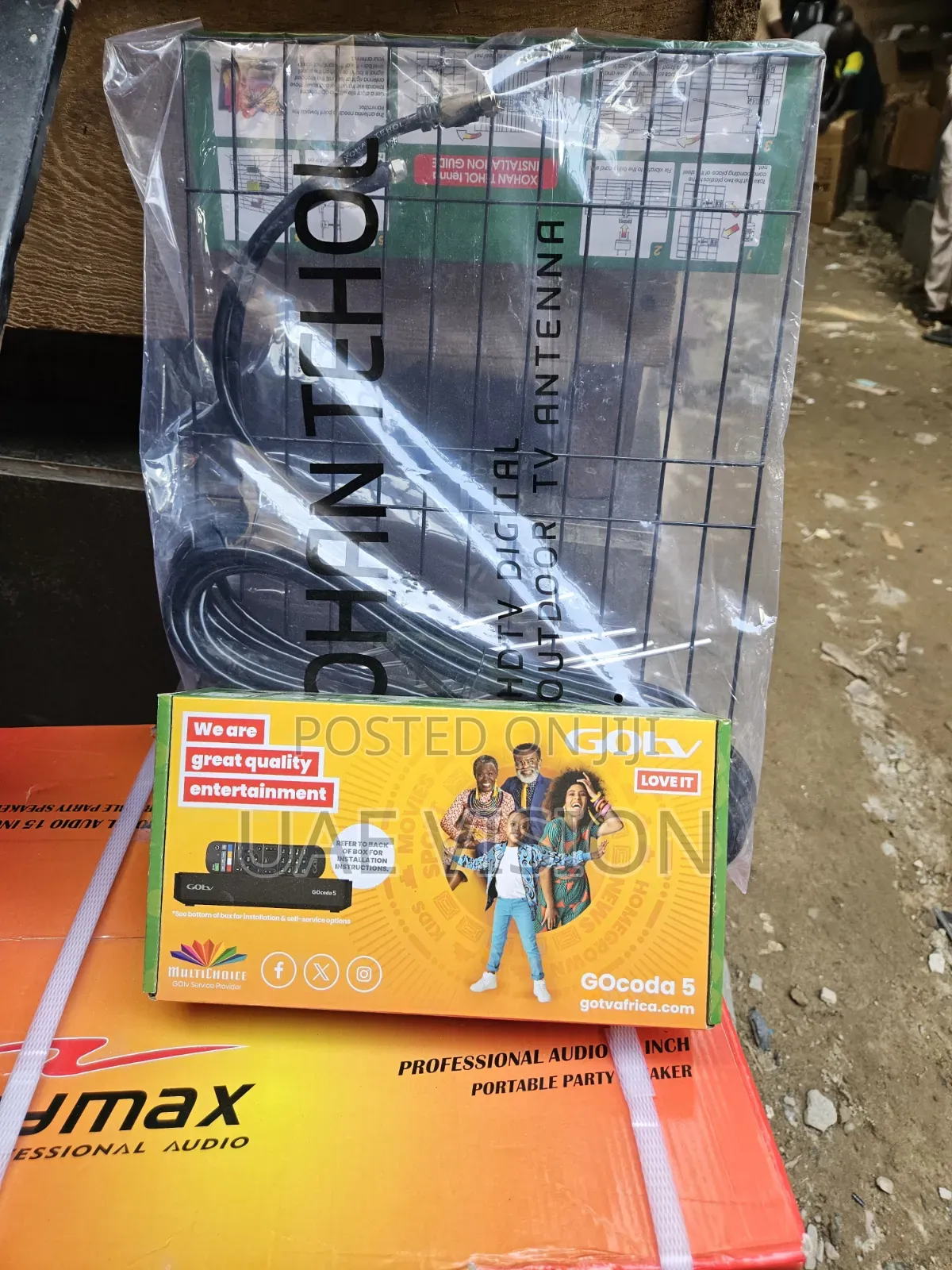 Gotv Decoder With Antenna With One-Month Free Complete Set