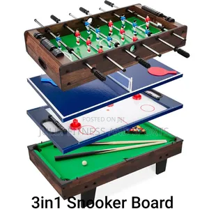 3 in 1 Snooker Table