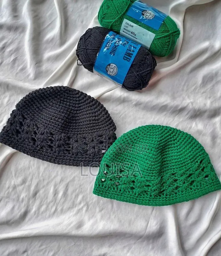 Crochet Skull Hat