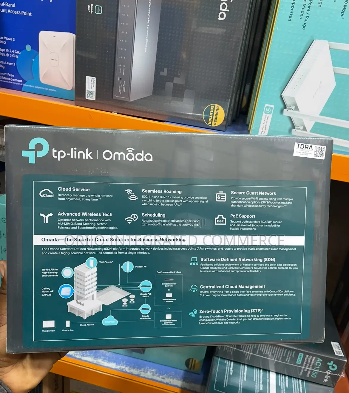 Tp-Link Eap225 Ac1350 Wireless Mu-Mimo Gigabit Ceiling Mount Access P