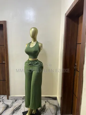 Open Back Tank Joggers Set