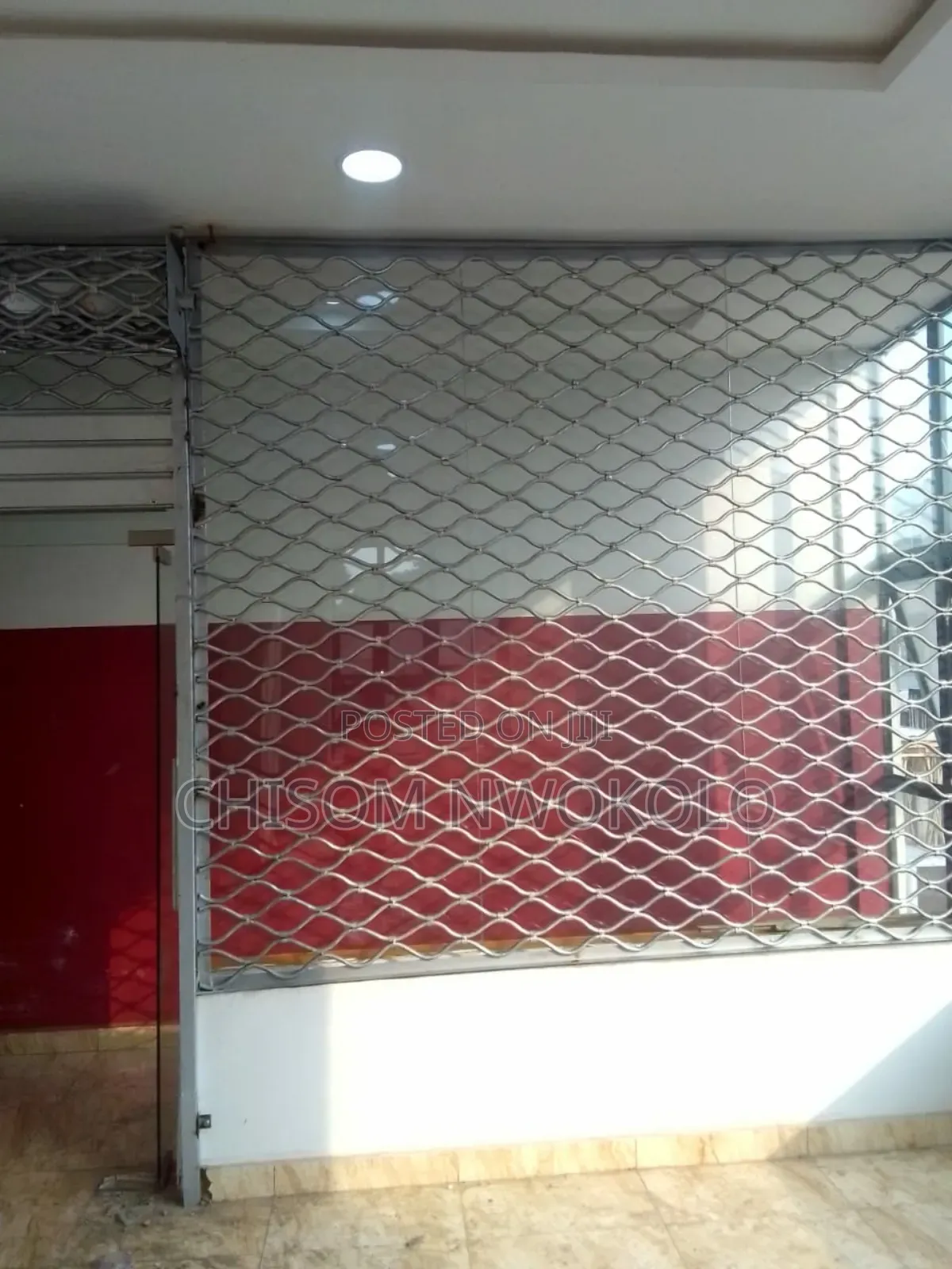 Glass Shelf, And Rolling Doors