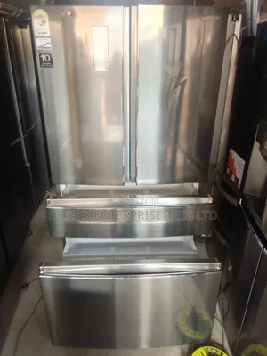 Double Door Fridge and Freezer