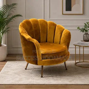 1 Seater Orange Color Sofa