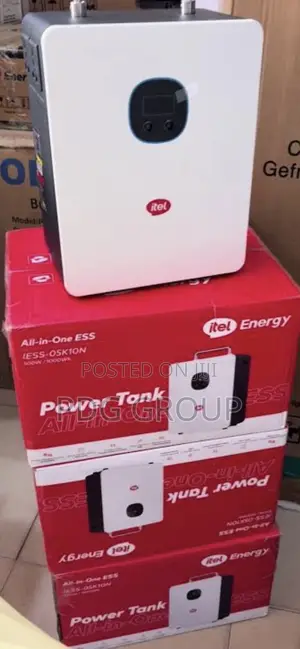 Itel Power Tank All In 1 Battery And Inverter Itel Solar Panel 410w