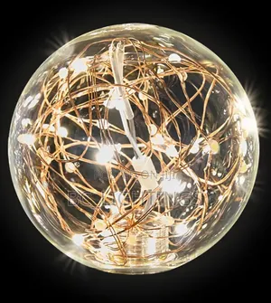 Nordic Ring Lamp Romantic Star Chandelier Glass Ball Hanging Light