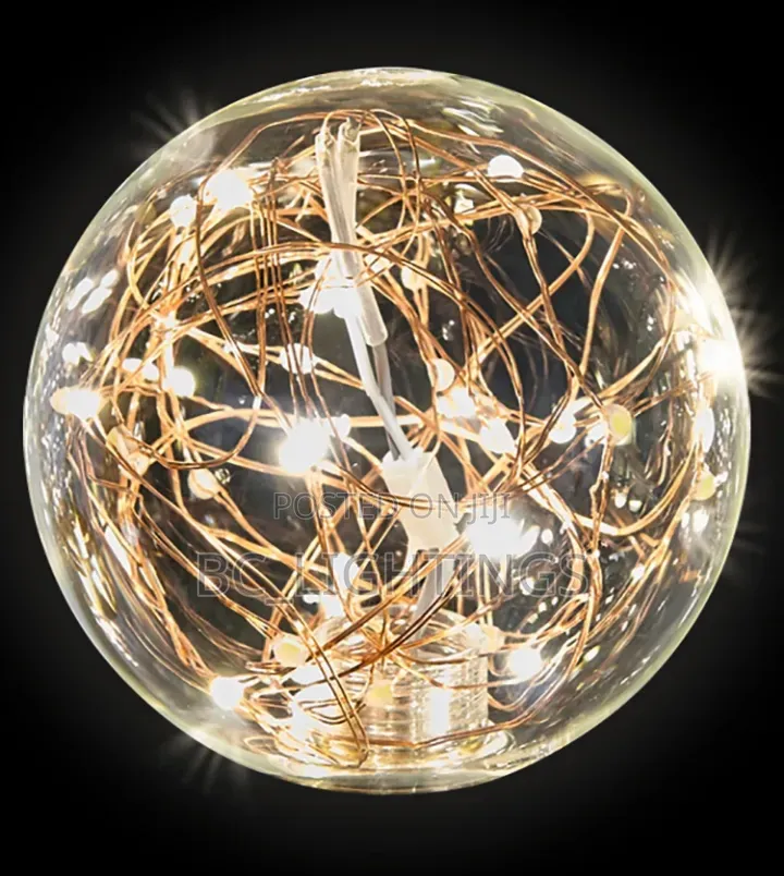 Nordic Ring Lamp Romantic Star Chandelier Glass Ball Hanging Light