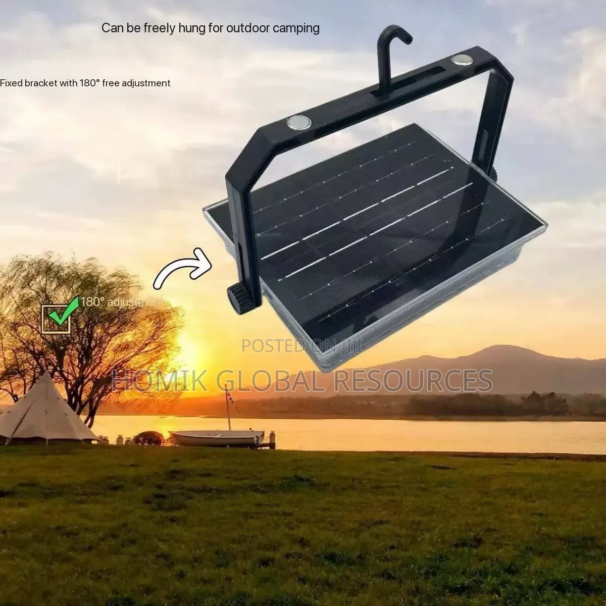 Super Bright Solar Rechargeable Floodlight