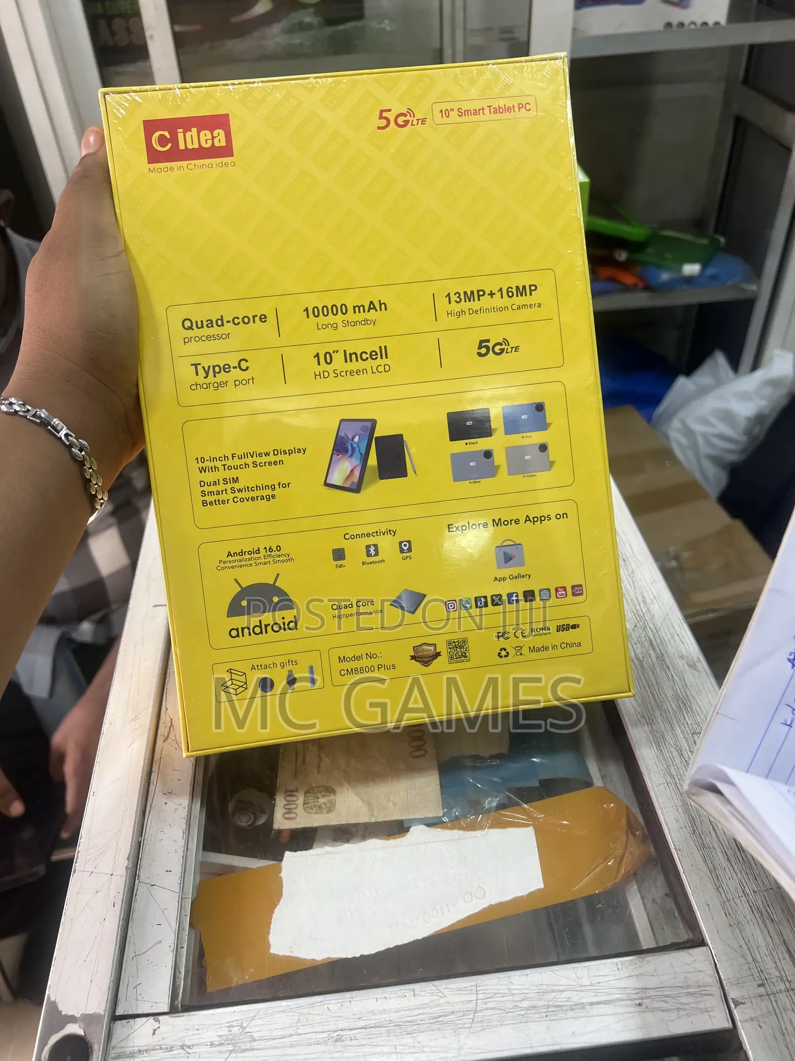 New C idea CM8800 Plus 1 TB Black