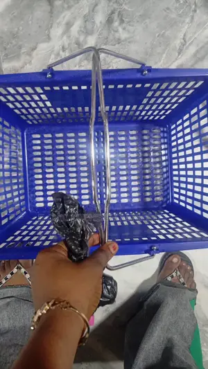 Iron Handle Super Market Basket