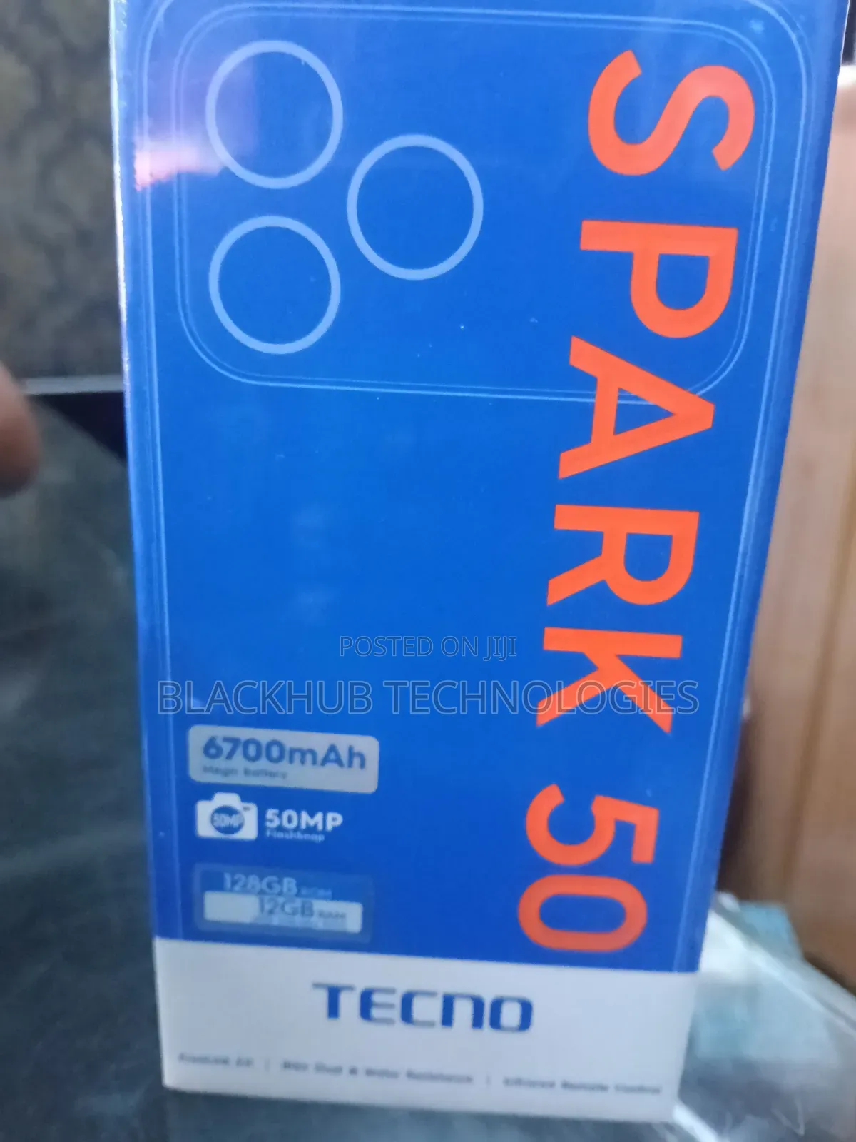New Tecno Spark 50 128 GB Black