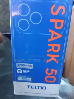 New Tecno Spark 50 128 GB Black