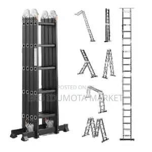 4x5 Foldable Black Ladder