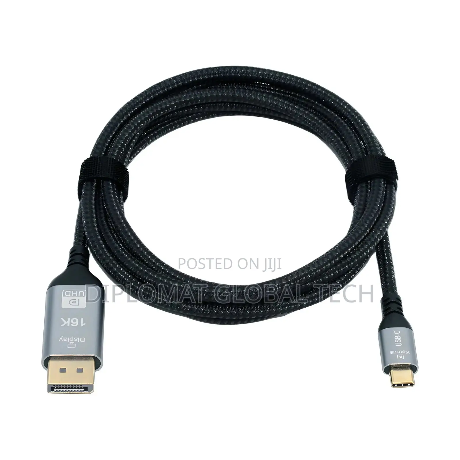Usb C to 80gbps Displayport 2.1 Cable Supports at 30hz