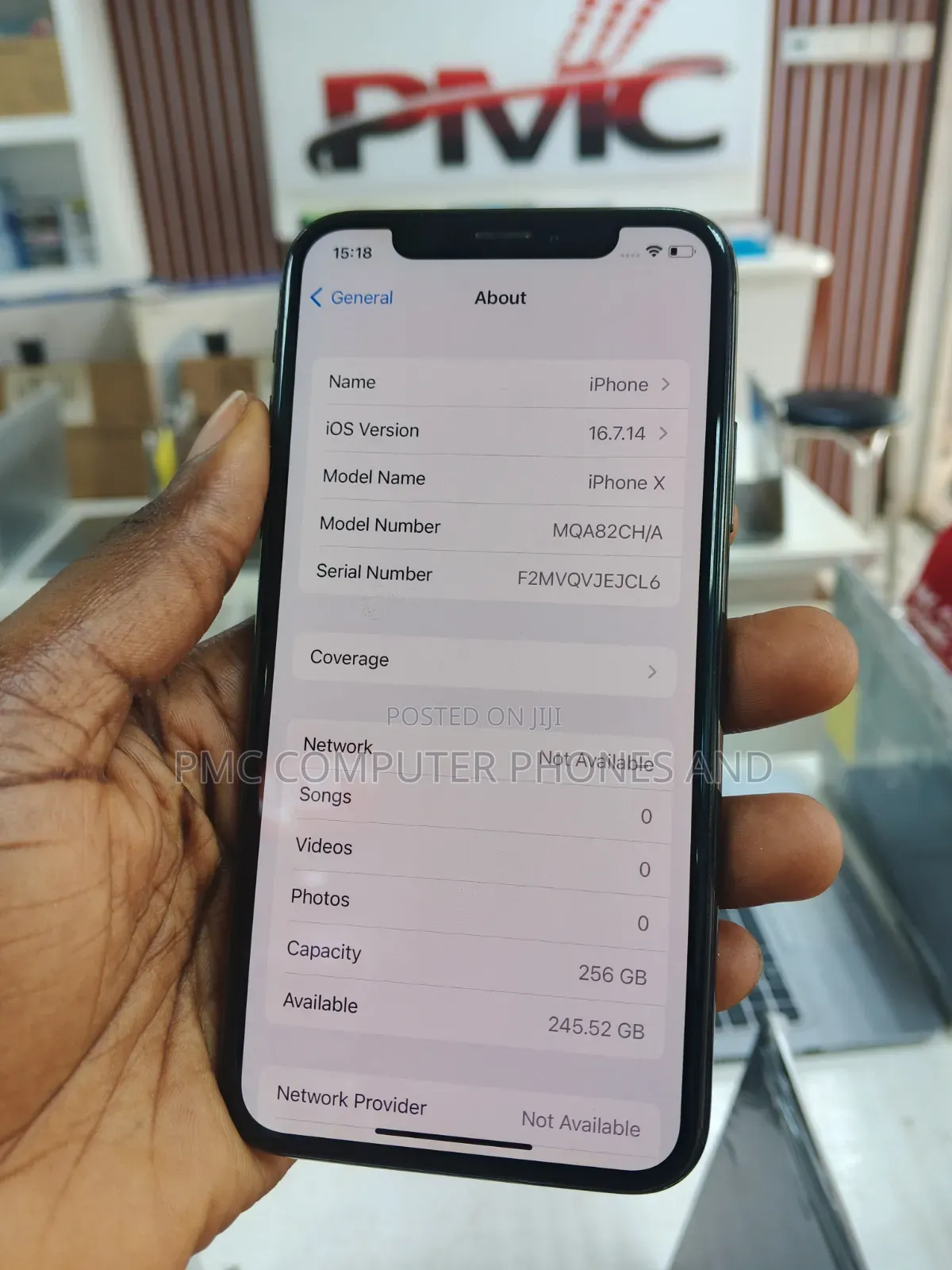 Apple iPhone X 256 GB Black