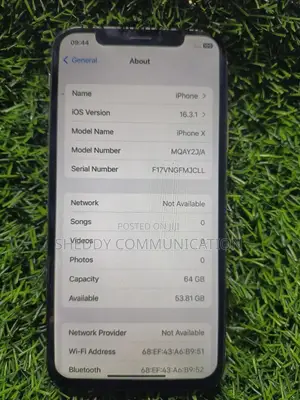 Apple iPhone X 64 GB White