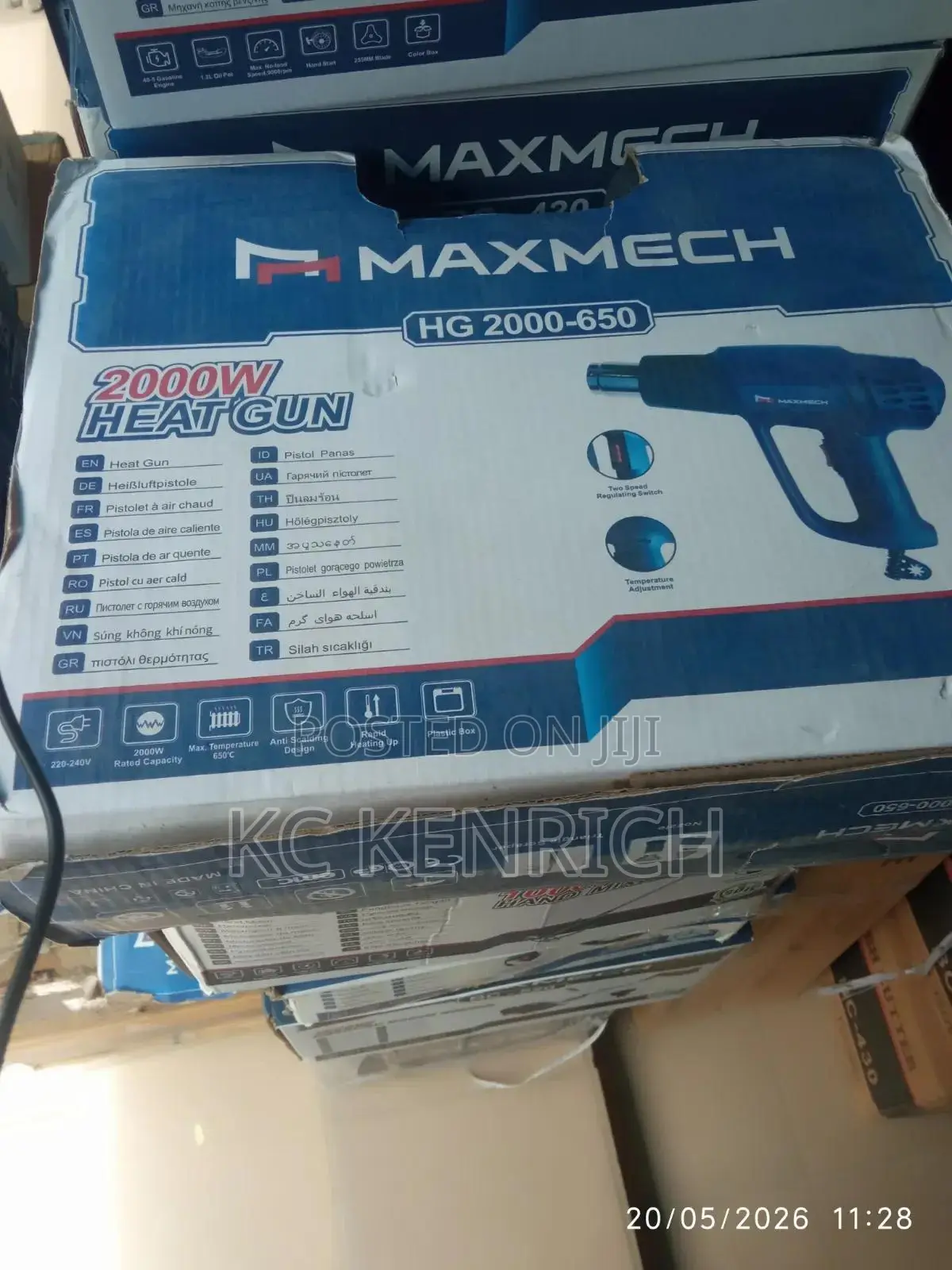 Maxmech Heat Gun Hg2000-650