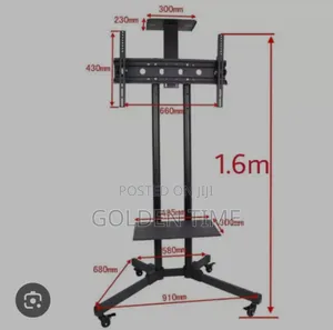 Mobile Television Stand 23-75 Inches