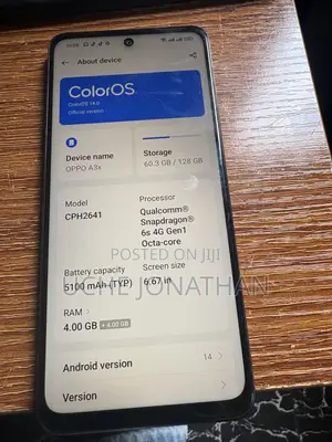 Oppo A3x 128 GB