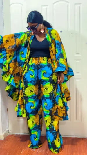 Long Buttefly Kimono Jacket and Trouser - Style 834