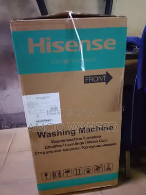 Hisense Washing Machine Colour White 7.5kg New Untoched