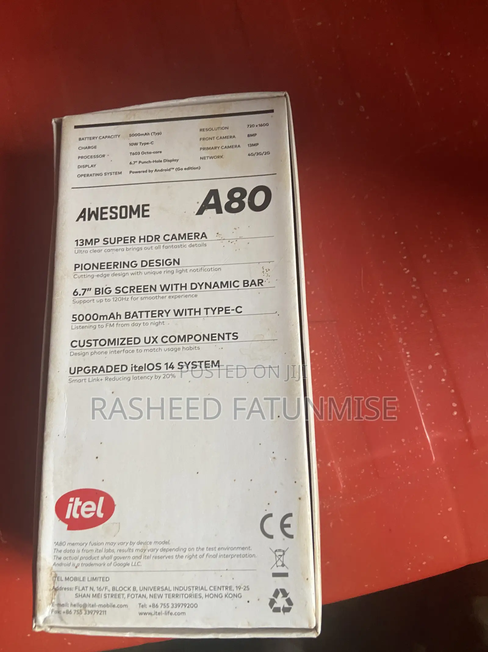 Itel A80 128 GB Silver
