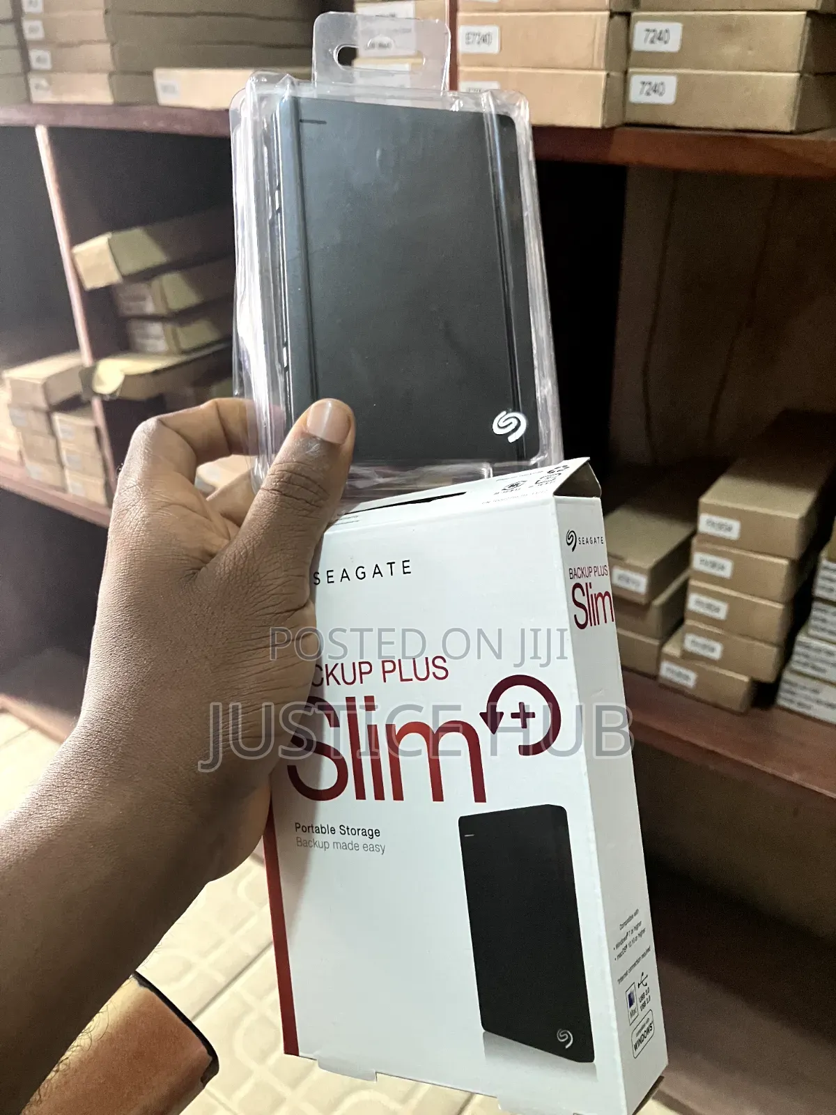 Seagate Backup Plus Slim.