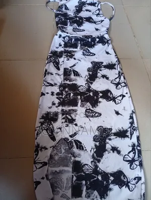 Backless Long Gown With Slit by the Side