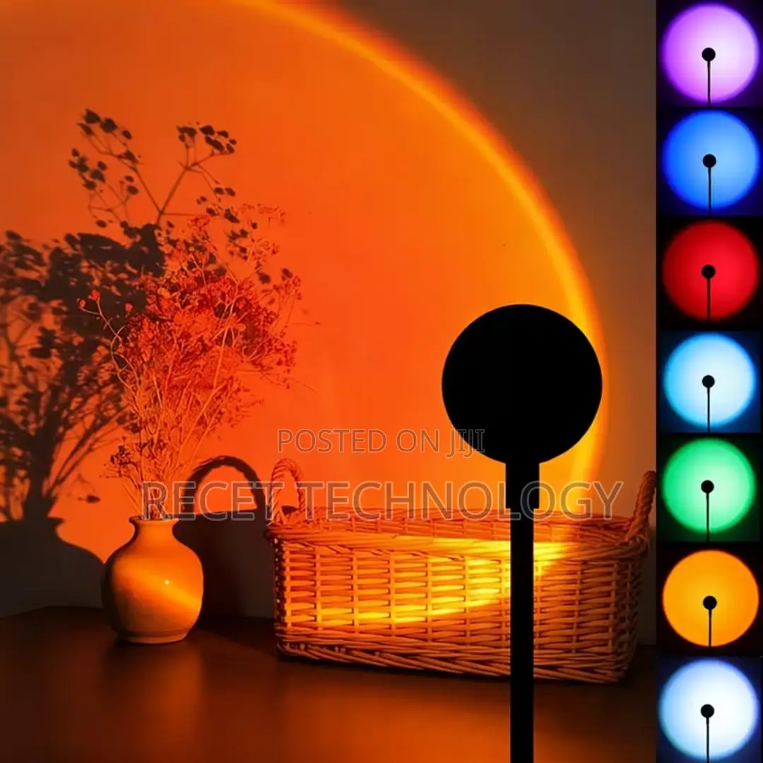 Colorful Led Sunset Lamp