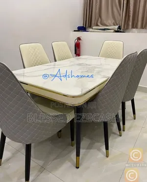 Best Quality Marble Dining Table by 6chair