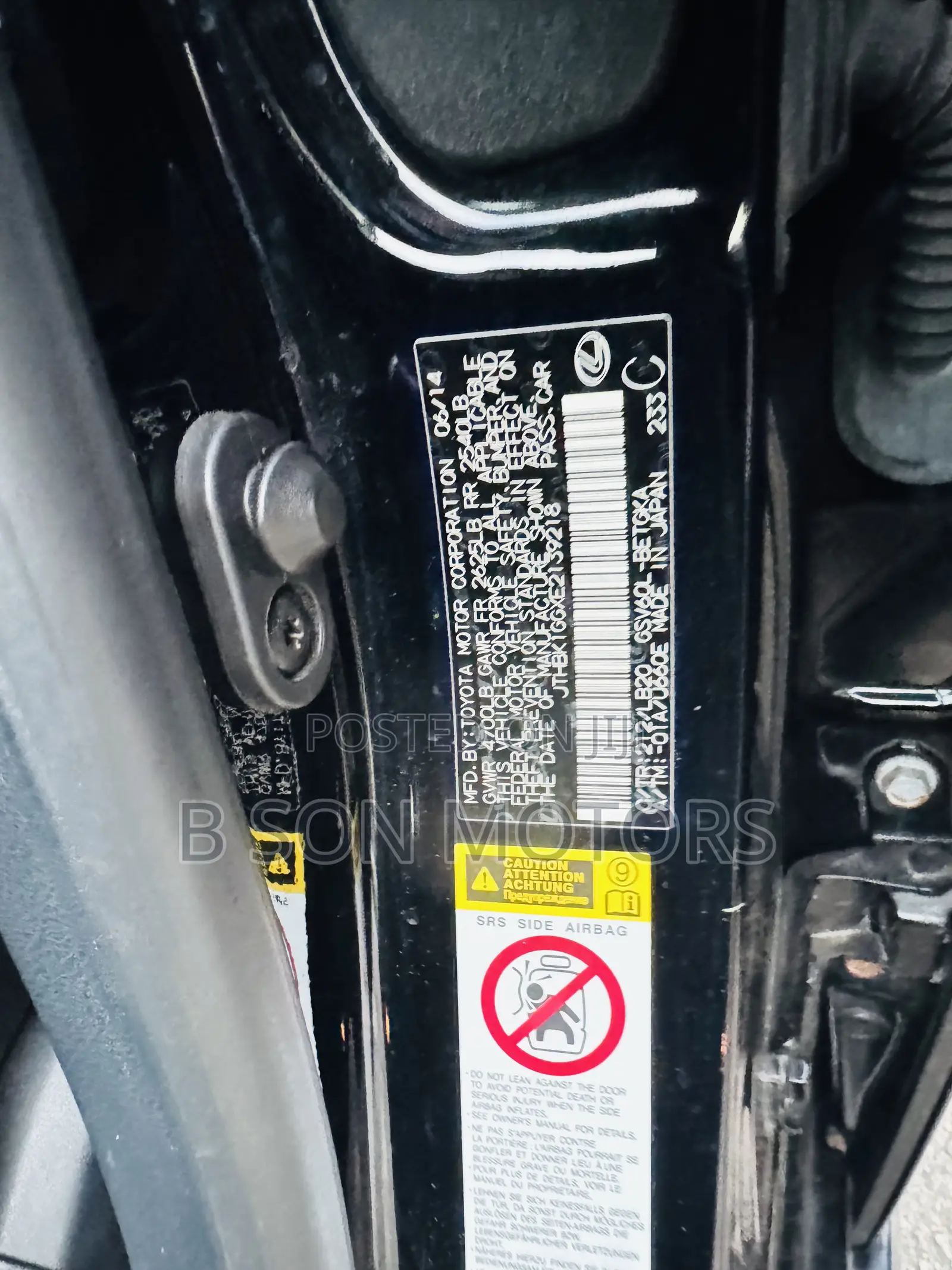 Lexus ES 350 FWD 2014 Black