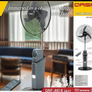 Qasa18-rechargeable Fan,With Bluetoothspeaker, Mp3player And Fm Radio.