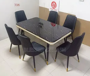 Best Quality Marble Dining Table by 6chair