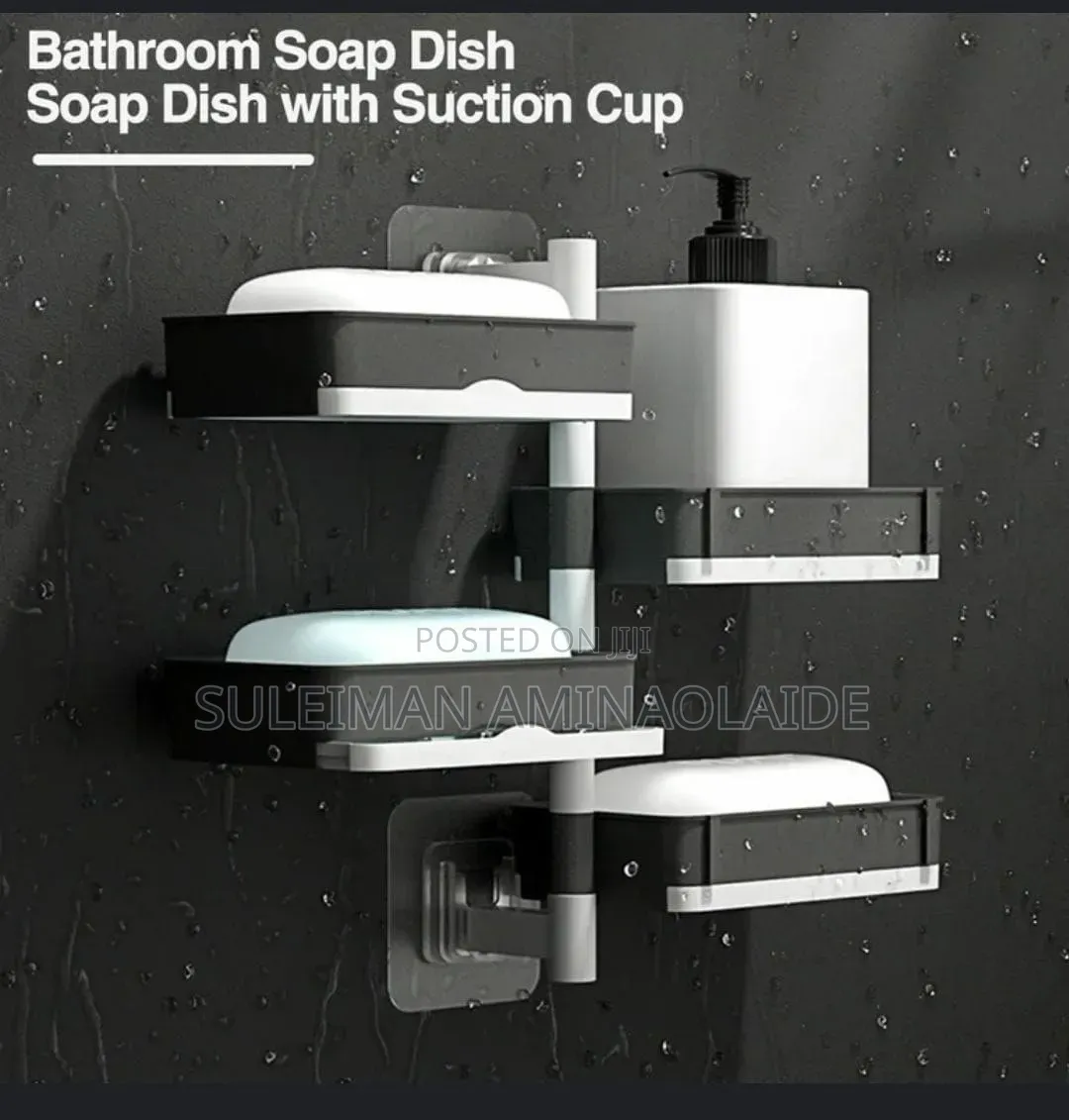 Bathroom Soaps Dish With Suction Cup
