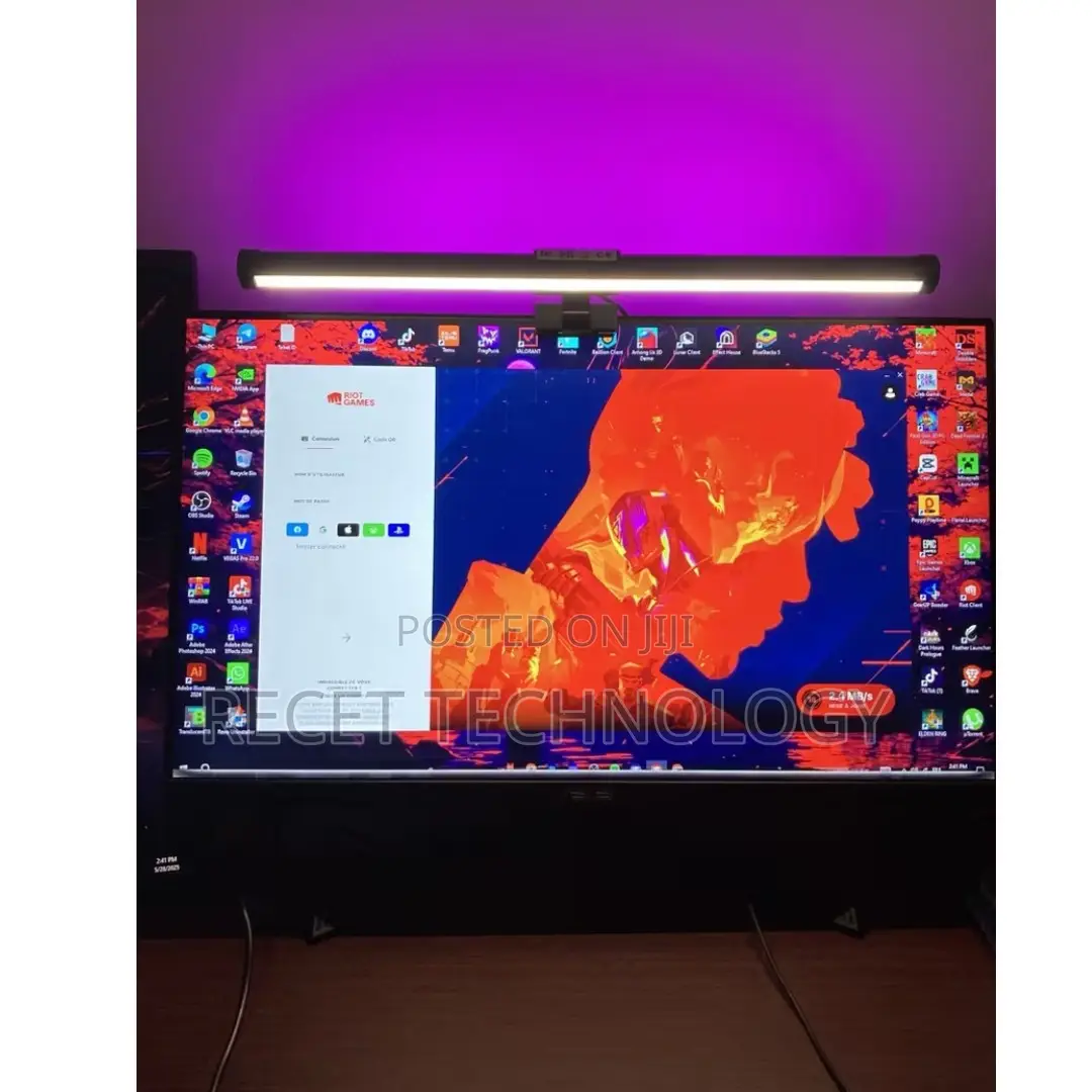 Screen Fill Light Touch Computer Monitor Screen