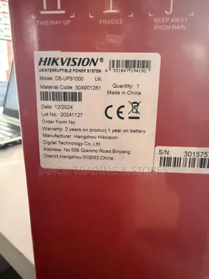 1000va Hikvison Ups