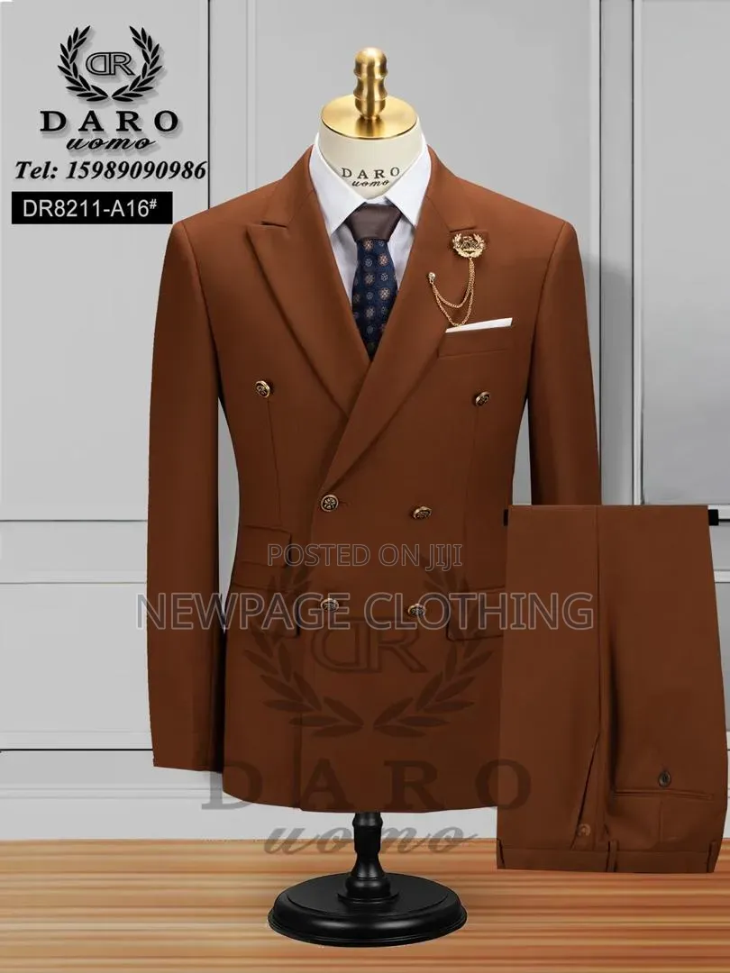 High Quality Turkish Double Breasted Suit