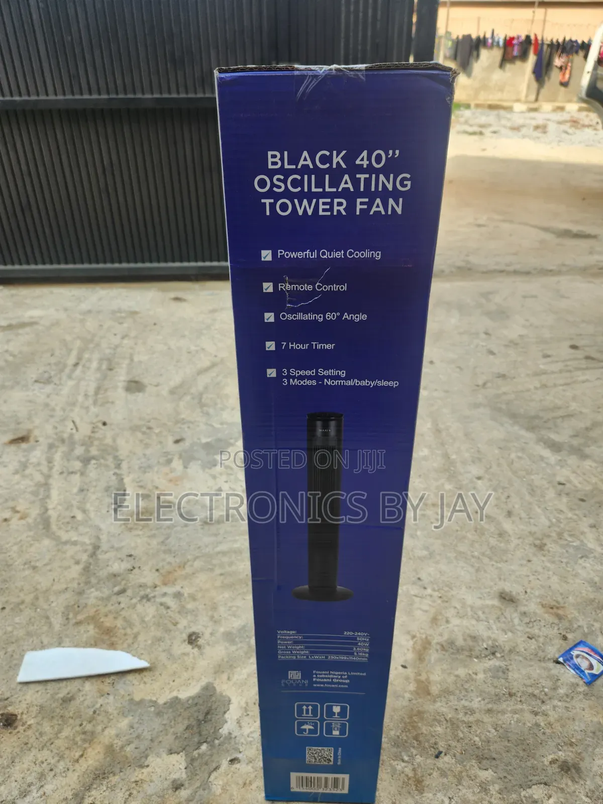 Maxi Tower Fan 40 Inches