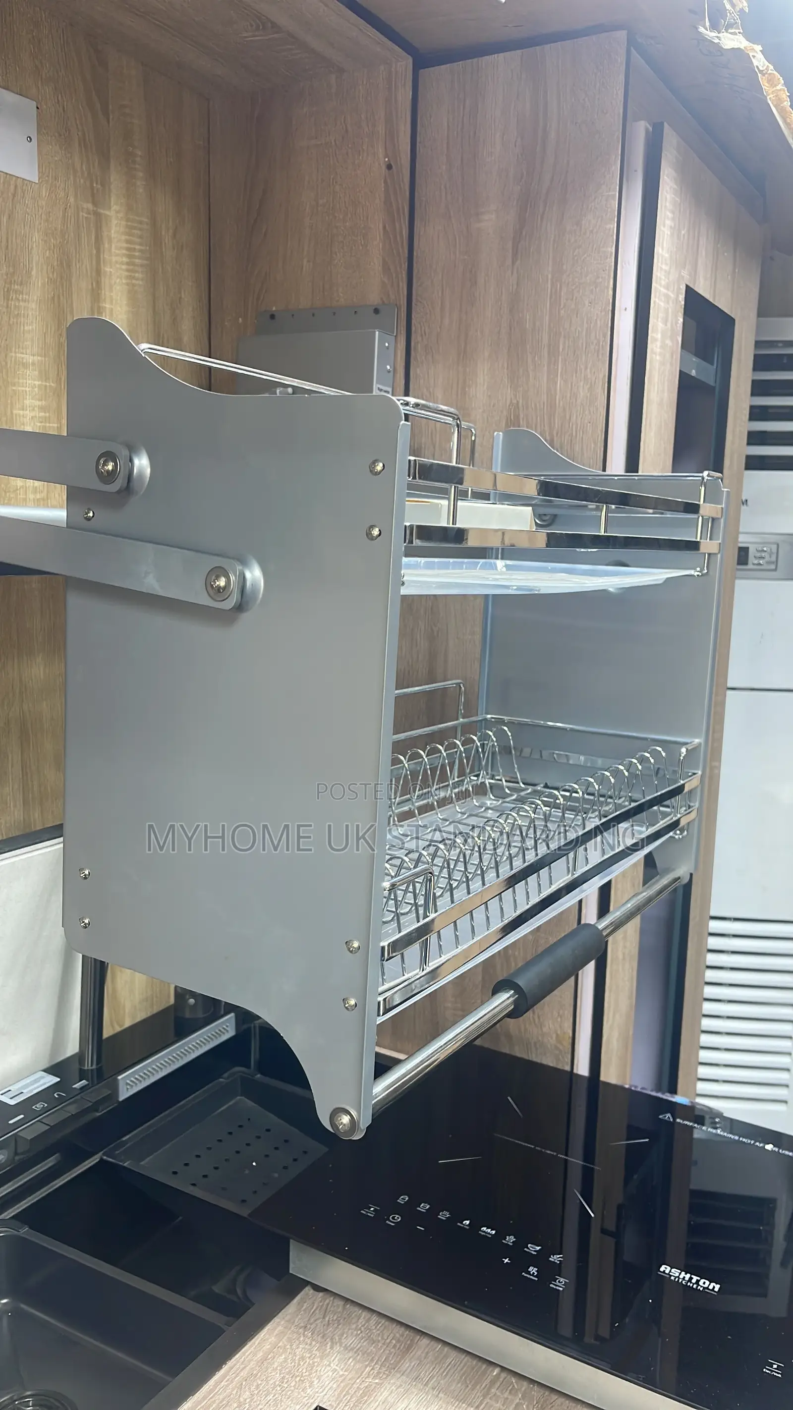 Stainless Steel Hydraulic Pull-Down Plate Racks