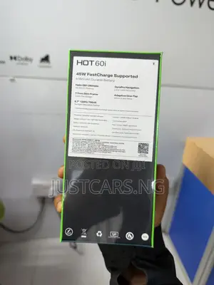 New Infinix Hot 60i 128 GB Black