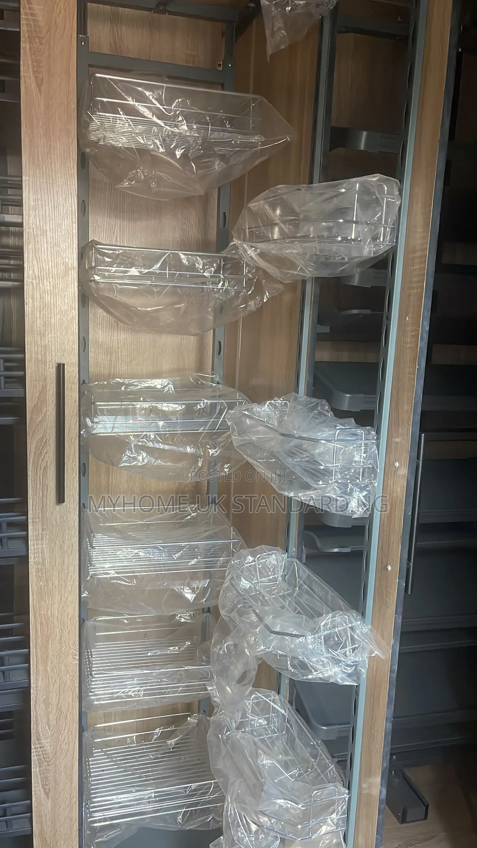 6-Layer Stainless Kitchen Pantry Organizers