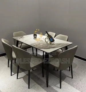 Good Quality Marble Dining Table by 6chair Is the Best