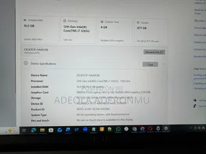 Laptop Dell Precision 3570 16GB Intel Core i7 SSD 512GB